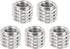 PATIKIL 1/4" Female to 3/8" Male Convert Screws Adapters, 5 Pcs Tripod