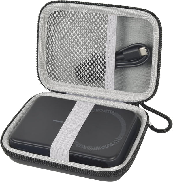 Portable Charger Case Compatible with Anker MagGo Power Bank (10K) 15W MagSafe Battery Pack, Storage Holder for