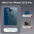 CACOE Magnetic Case for iPhone 12 & 12 Pro 6.1 inch, Clear, Compatible with MagSafe, Not Yellowing Anti-Scratch