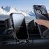 Lamicall 2024 Wider Clamp & Metal Hook Car Phone Holder Vent for iPhone 15 14 13 Pro Max (Lucite Black)