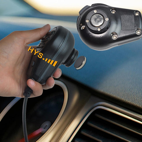 HYS 302-636LB1, HMN1090, PRO505XL Universal Magnetic Mic Holder Mount - Hands-Free Round Knob Speaker Microphone Hanger