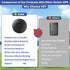 SQIQUI (GPS01) Hidden Magnetic Mini GPS Tracker for Vehicles No Subscription GPS Device, Real-Time GPS Tracking