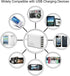 Desktop 5 Port USB Wall Charger 40W 8A, USB Hub Charging Station for Multiple Devices, Portable Multi Port USB Charger