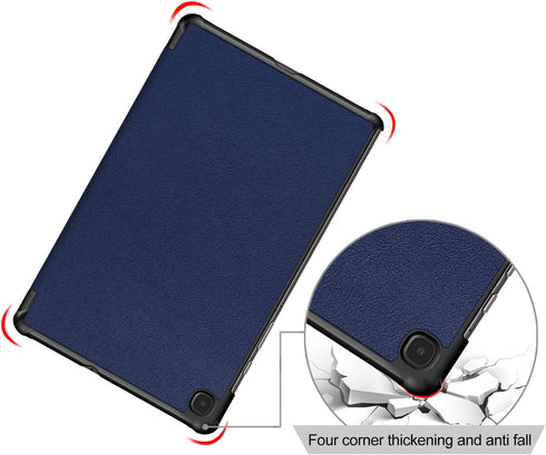 Case for Samsung Galaxy Tab S6 Lite 10.4 Inch 2024/2022/2020, Slim Lightweight Smart Case Trifold Stand Cover with Auto