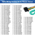 16-Pin Pioneer Car Radio Wiring Harness - Compatible with DEH, AVH, AVIC Models