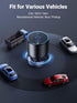 UGREEN 130W USB C Car Charger, PD 100W + PD 30W Type C Adapter, Fast Charging Compatible with iPhone 16, Galaxy S24,