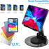 YXLILI Foldable Phone Stand, Adjustable Height Cell Phone Holder for Desk, 360° Rotating for iPhone 14/13/12/11, Black