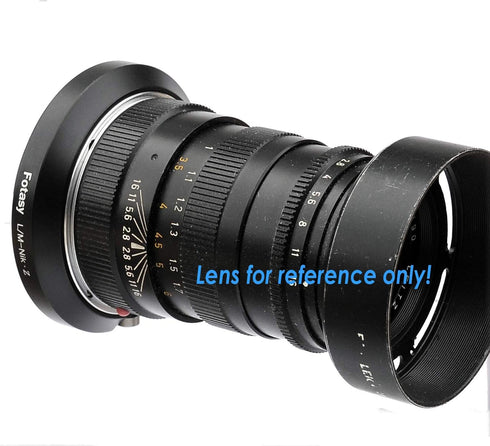Fotasy Leica M Lens to Nikkor Z Mount Adapter, Copper, Infinity Focus, Compatible with Nikon Z Mount Mirrorless Camera