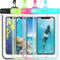 Waterproof Cell Phone Pouch Case, 4 Pack Universal Luminous Waterproof Phone Bag for Beach, Shower, Pool