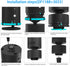 HOLACA Baby Monitor Mount, Flexible Twist Stand for Pan-Tilt Mount with 1/4 Threaded Hole, Clip Mount with 15cm Hose