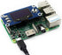 1.3inch 128x64 Communicating I2C Waveshare OLED Display HAT for Raspberry Pi Pixels with Embedded Controller via SPI