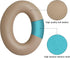 Headphones Replacement Ear Pads for Bose Quietcomfort QC35 II, Softer Leather, Noise Isolation Foam - Khaki