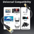 cat gruciso 8 6FT 26AWG Cat8 40Gbps, 2000Mhz RJ45 Cat Ethernet Cable, High Speed Heavy Duty LAN Network Cable with Gold