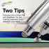 BoxWave S24 Stylus Pen Compatible with Samsung Galaxy FE - DualTip Capacitive Stylus, Fiber Tip Disc Tip Capacitive