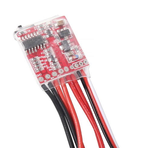 JUZITAO 3PCS 20A 2KHz 2S RC Brushed ESC Motor Mini Speed Controller Forward Reverse Brush Brake RC for RC Car Boat Tank