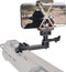 High Precision Aluminum Alloy Cell Phone Gun Clamp Mount, Picatinny Rail Holder for iPhone YouTube Tiktok Vlogging