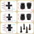 2PCS Camera Adapter Mount Multifunction Desktop Microphone Flange Mount Male 1/4-20 and 3/8-16 and 5/8-27 Inch Female