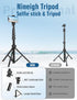 Nineigh 85" Phone Tripod, Tripod for Cell Phone iPhone with Gooseneck, Aluminum Tripods Stand for Video Recording Photo