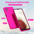 oakxco Liquid Silicone Grip Case for Samsung Galaxy A12, Cute Thin Slim Soft Rubber TPU Cover (Fuchsia Hot Pink)