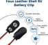 SDTC Tech 3 Pack 9V Battery Snap to 2-Pin PH2.0 Connector Cable, 15cm