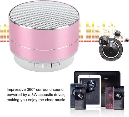 Multifunctional Metal Bluetooth Speaker - Notebook Style