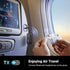 UGREEN Airplane Bluetooth 5.2 Transmitter Adapter for Airpods or Headphones Dual Pairs, 2-in-1 Wireless Bluetooth 3.5mm Aux Audio Transmitter/Receiver for Flight, TV, Car Stereo, Treadmill, MP3 Player