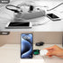 Jabees 4-in-1 15W Bedside Charging Dock: Wireless Charger + Night Light for iPhone, Samsung, Apple Watch & AirPods