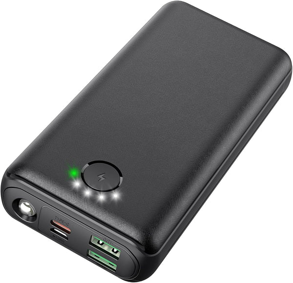 DAOLOT Portable Charger Power Bank 30000mAh USB C 22.5W Fast Charging External Battery