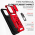 SunStory iPhone 14 Pro Max Case with HD Screen Protector, Slide Camera Cover & Kickstand - Red