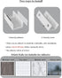 Under Desk Laptop Holder, Macbook Drawer Mount for Keyboard & Small Devices, Cable Box Wall Mount Tray Organizer White