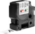 Industrial Vinyl Labels, 1", Black Print on White Tape by DYMO Rhino