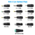 GINTOOYUN USB2.0 to DC Power Cable with 13 Connector Plugs for Laptops, Speakers, Power Banks, Routers (60.2Inch)