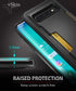 VENA Galaxy S10 Wallet Case - vSkin Slim Credit Card Holder Case Cover Designed for Samsung S10 - Black