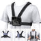 ULANZI CM028 Adjustable Chest Mount Harness with Vertical/Horizontal Switching for GoPro DJI Insta360 Action Cameras -