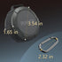MANTO Cuckoo Portable Bluetooth Shower Speaker, IPX5 Waterproof Wireless Speaker with Stereo Sound for Home, Party,
