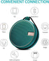 INSMY C12 IPX7 Waterproof Shower Bluetooth Speaker, Portable Small Speaker with Loud Clear Sound, Teal