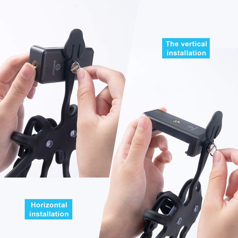 WixGear Cell Phone Octopus Tripod, Universal Smartphone Holder with 8 Legs for All Smartphones