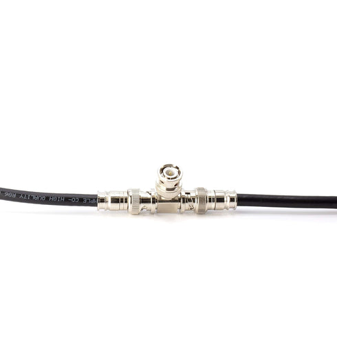 THE CIMPLE CO BNC T Adapter - T-Shaped Coax Splitter, 1 Male to 2 Female Ports - 4 Pack