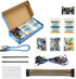 Electronics Basic Kit with Power Supply Module, Breadboard, Jumper Wire, LED, Resistor, 300+ pcs Sensors and Components