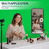Qoolfoto 710FT Green Screen Backdrop, Photography Chromakey Greenscreen Background Sheet for Zoom Meeting, Polyester