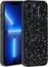 molzar Grip Series iPhone 13 Pro Case, Glossy Black/Forged, Real Forged Carbon Fiber, Built-in Metal Plate, Wireless