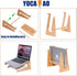 YOCAHAOY 13-18.6in pro/HP/Pixelbook/Lenovo,More Wooden Laptop Stand Vertical Laptop for Bamboo Stand for Desk,Laptop
