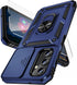 Samsung Galaxy A35 5G Case with Camera Lens Cover, HD Screen Protector, Navy Blue