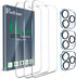 Ferilinso 3 Pack Screen Protector for iPhone 11 Pro Max & Tempered Glass Camera Lens Protectors - Ultra Phone Case