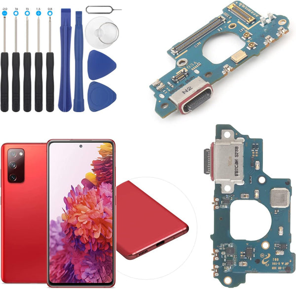 Dock Connector for Samsung Galaxy S20 FE 5G, USB Charging Port Flex Cable Replacement with Tools