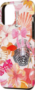 iPhone 14 Pro Max Vintage Collage Art Pink Summer Scrapbook Floral Aesthetic Case