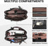 LOVEVOOK 15.6 Inch Laptop Tote Bag for Women Waterproof PU Leather Computer Bags for Business Office Work Briefcase