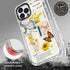 MOSNOVO iPhone 13 Pro Max Case, Clear TPU Bumper Phone Case with Military-Grade Drop Protection - Vintage Collage Art