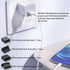 USB C Dust Plug, Anti Dust Cover Plugs, USB Dust Cover Port Plugs, Silicone USB Cap Port Stopper Kit with Cleaning Foam