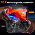 UniqueMe iPhone 12 Pro Max Screen Protector - Military Grade Shatterproof Tempered Glass, 9H+ Hardness, 2 Packs
